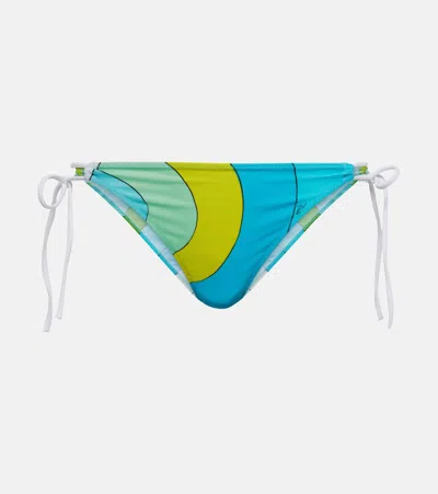 Pucci Printed Bikini Bottoms In Multicoloured