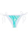 Pucci Printed Bikini Briefs In Blue