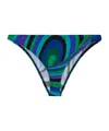 Pucci Iride Baby Printed Bikini Briefs In Blue