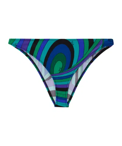 Pucci Iride Baby Printed Bikini Briefs In Multi