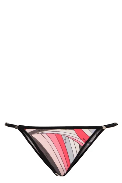 Pucci Printed Bikini Briefs In Multi