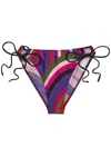 Pucci Printed Bikini Briefs In Multi