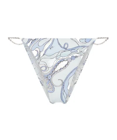 Pucci Printed Bikini Briefs In Multi