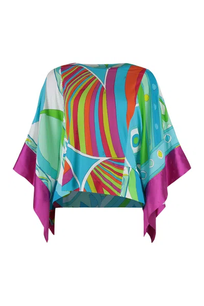 Pucci Printed Blouse In Multi
