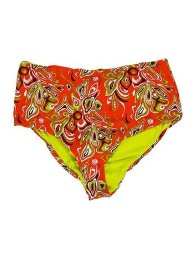 Pre-owned Pucci Printed Bottoms W/ Tags In Orange