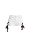 PUCCI PRINTED BOW DENIM SHORTS