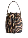 Pucci Abstract-print Drawstring Bucket Bag In Multi