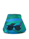 Pucci Printed Bucket Hat In Green