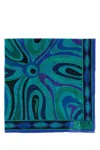 Pucci Printed Cotton Foulard In Green
