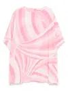 Pucci Printed Cotton Kaftan Dress In Pink