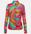 Pucci Bersaglio-print Cotton Shirt In Multicolor