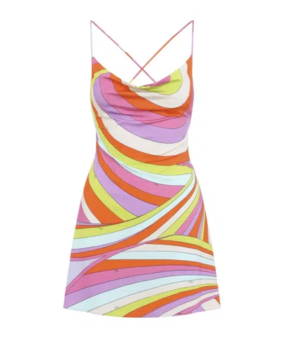 Pucci Printed Dress In Multi
