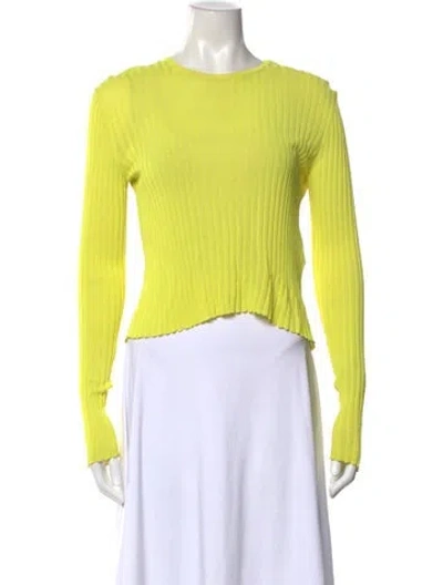 Pre-owned Pucci Printed Crew Neck Top In Green