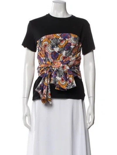 Pre-owned Pucci Printed Crew Neck T-shirt In Pink