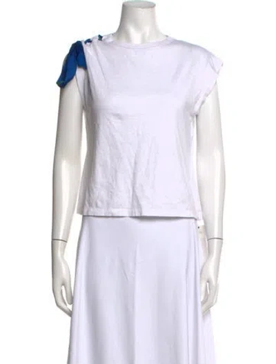 Pre-owned Pucci Printed Crew Neck T-shirt In White