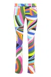 PUCCI PUCCI PRINTED CROPPED TROUSERS