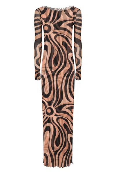 Pucci Printed Dress In Multi