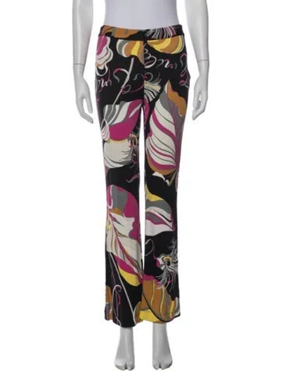Pre-owned Pucci Printed Flared Pants In Multi
