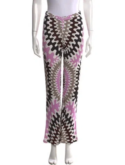 Pre-owned Pucci Printed Flared Pants In Multi