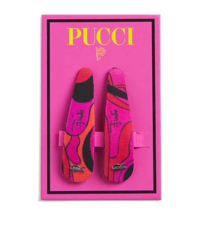 Pucci Printed Hair Clips