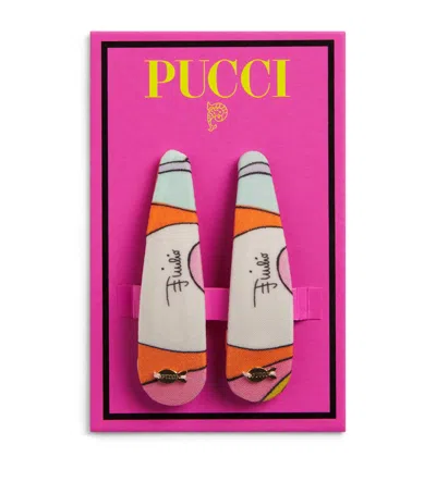 Pucci Printed Hair Clips