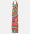Pucci Bedrucktes Maxikleid In Multicolor