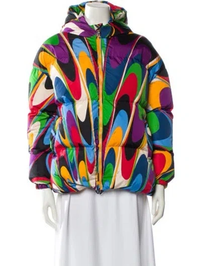 Pre-owned Pucci Printed Jacket In Blue