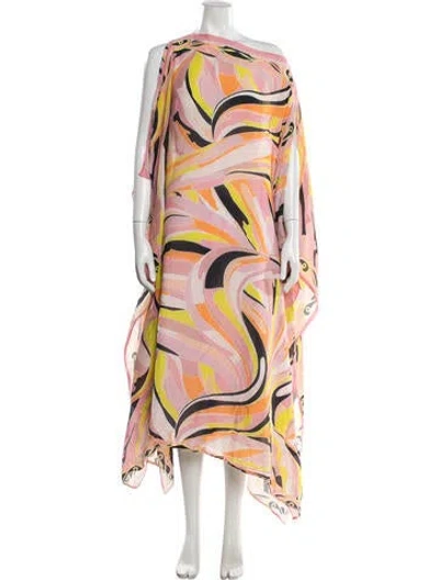 Pre-owned Pucci Printed Jacket In Pink