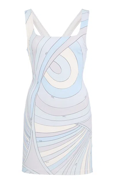 Pucci Printed Jersey Mini Dress In Multi