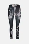 Pucci Printed Jersey Tights In Black