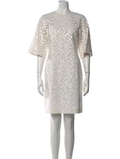 Pre-owned Pucci Printed Knee-length Dress In Neutral