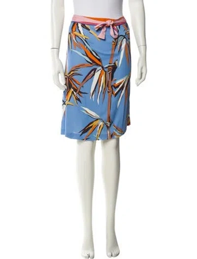 Pre-owned Pucci Printed Knee-length Skirt In Multi