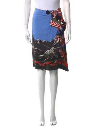 Pre-owned Pucci Printed Knee-length Skirt In Multi