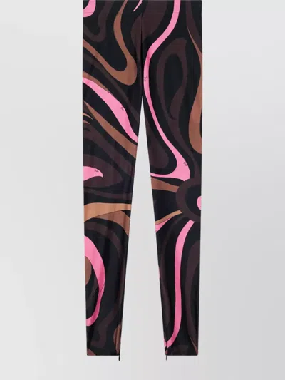 Pucci Printed Leggings In Black