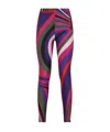 Pucci Stretch Fit Leggings For Active Lifestyle In Multi