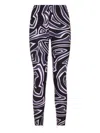 Pucci Abstract Pattern Stretch Fit Trousers In Multi