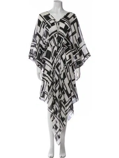 Pre-owned Pucci Printed Long Dress In Multi