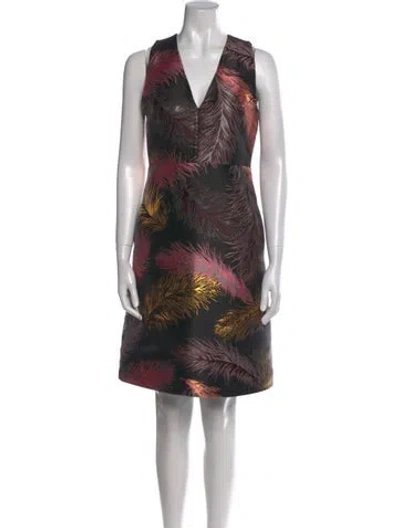 Pre-owned Pucci Printed Long Dress In Multi