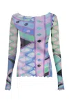 PUCCI PRINTED LONG-SLEEVE TOP