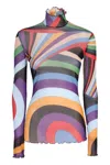 Pucci Iride-print Top In Multicolor