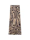 Pucci Long Print Skirt In Brown