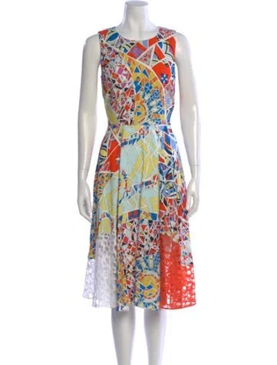 Pre-owned Pucci Printed Midi Length Dress In Multi