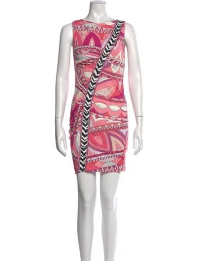 Pre-owned Pucci Printed Mini Dress