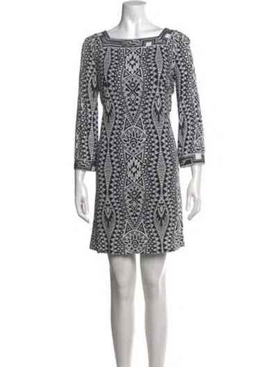 Pre-owned Pucci Printed Mini Dress In Gray