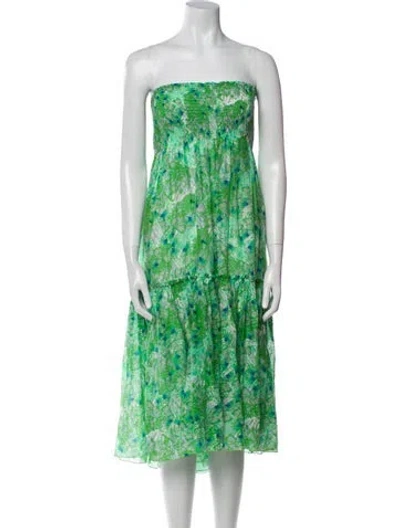 Pre-owned Pucci Printed Mini Dress In Green