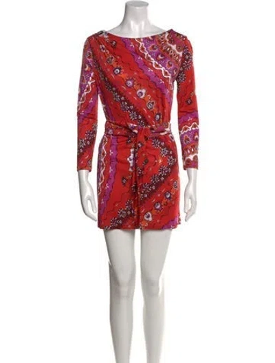 Pre-owned Pucci Printed Mini Dress In Multi