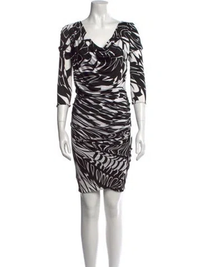 Pre-owned Pucci Printed Mini Dress In Multi