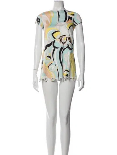 Pre-owned Pucci Printed Mini Dress In Multi