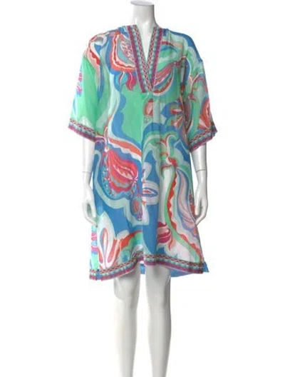 Pre-owned Pucci Printed Mini Dress In Multi