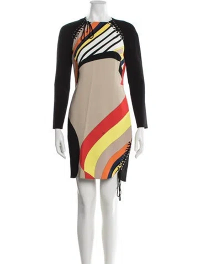 Pre-owned Pucci Printed Mini Dress In Multi